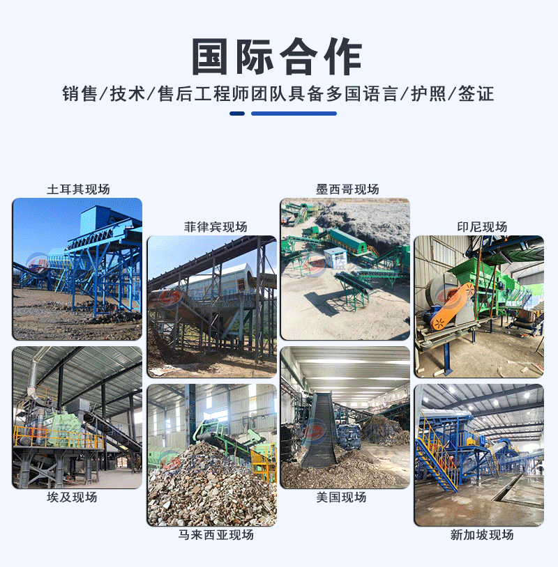 陳腐垃圾處理設(shè)備國際合作